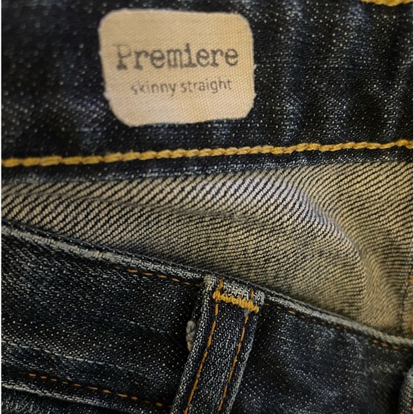 A.G. Sz:25 Distressed Skinny Straight Blue Jeans - Picture 5 of 7